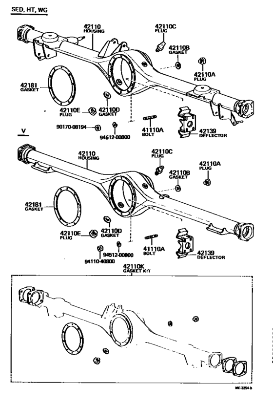 Rear Axle Housing & Differential