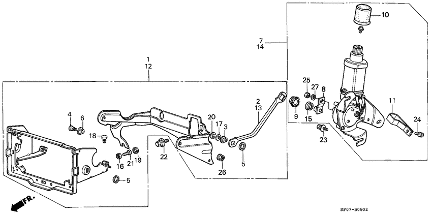 Headlight retractable/ motor