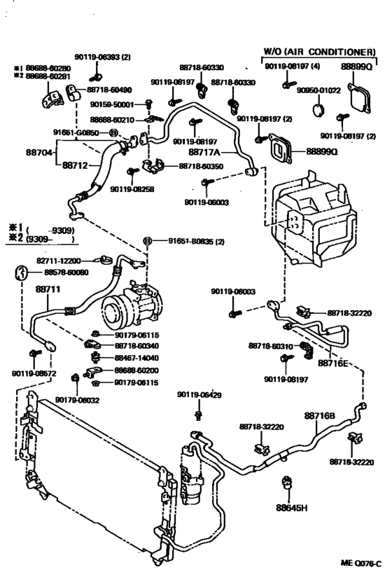 Heating & Air Conditioning - Cooler Piping