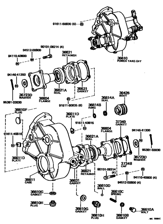 Power Take-Off Case & Gear