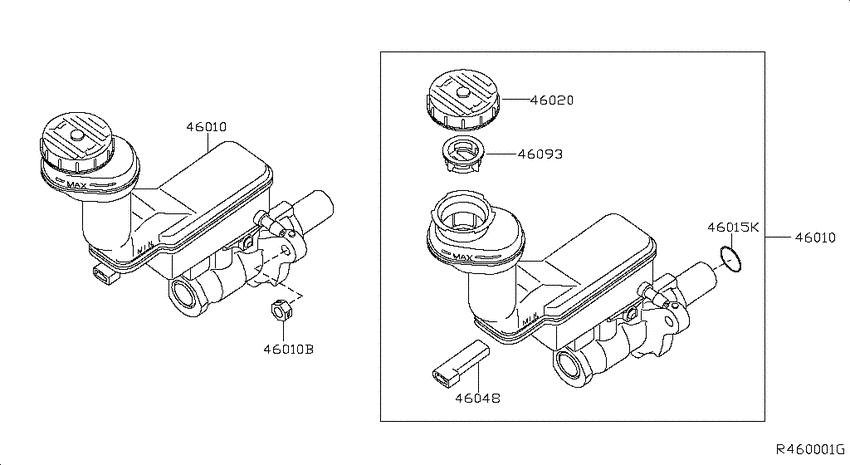 Brake master cylinder