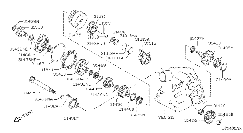 Governor,power train & planetary gear
