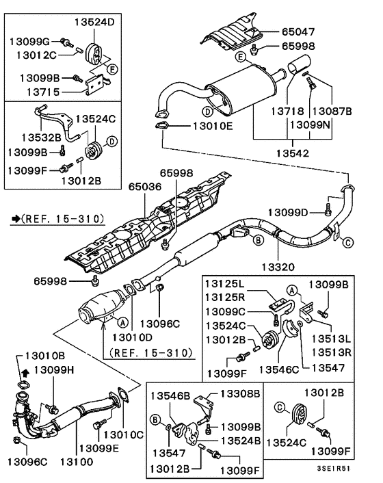 Exhaust pipe & muffler