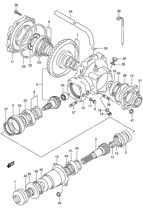 Final bevel gear
