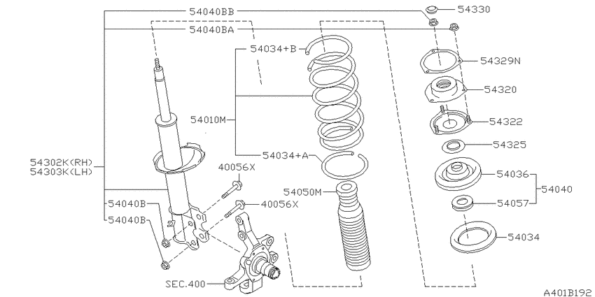 Front suspension