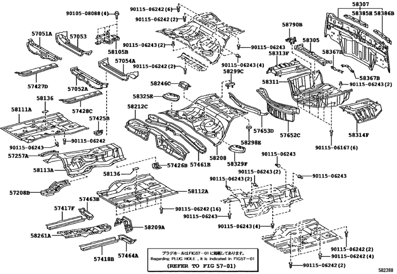 Floor Pan & Lower Back Panel