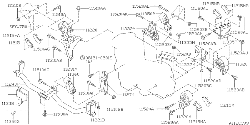 Engine & transmission   mounting