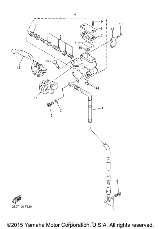 Front master cylinder