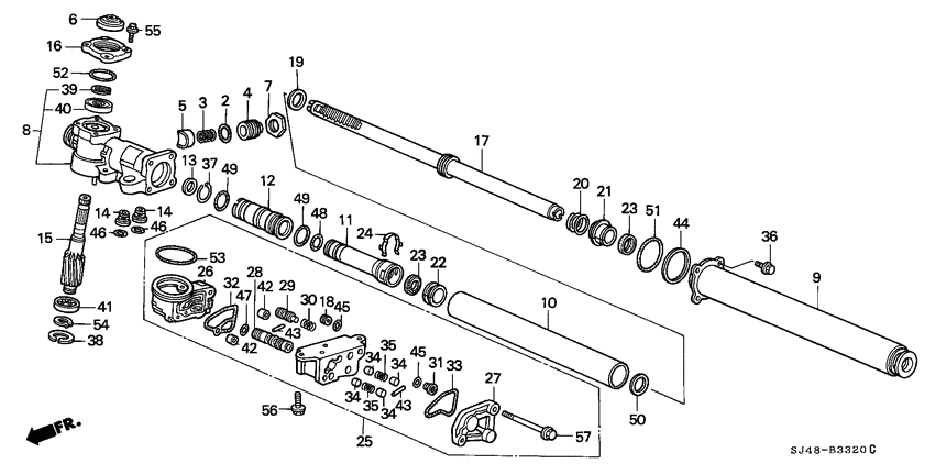 P.s. gear box components