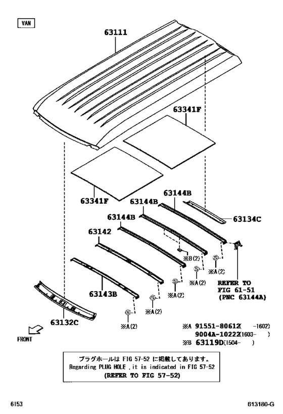Roof Panel & Back Panel