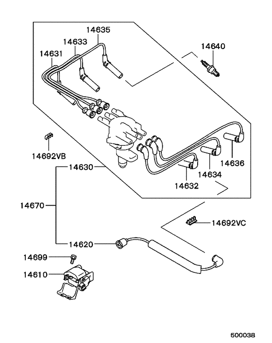 Spark plug,cable & coil