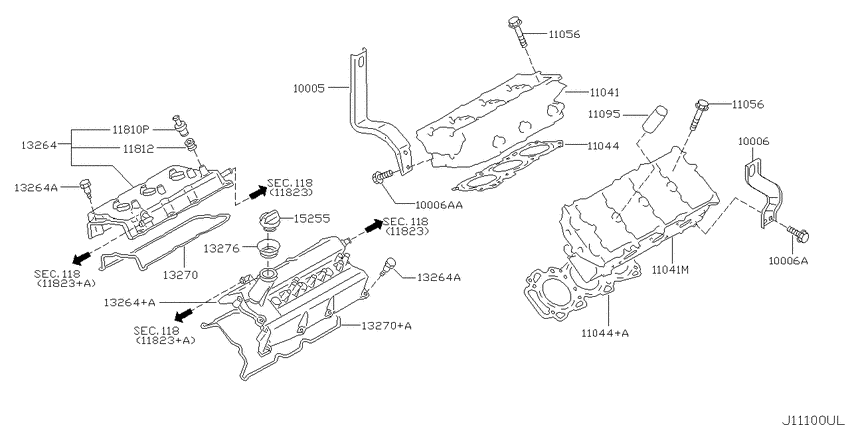 Cylinder head & rocker cover