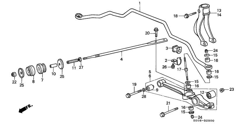 Front lower arm/ front stabilizer