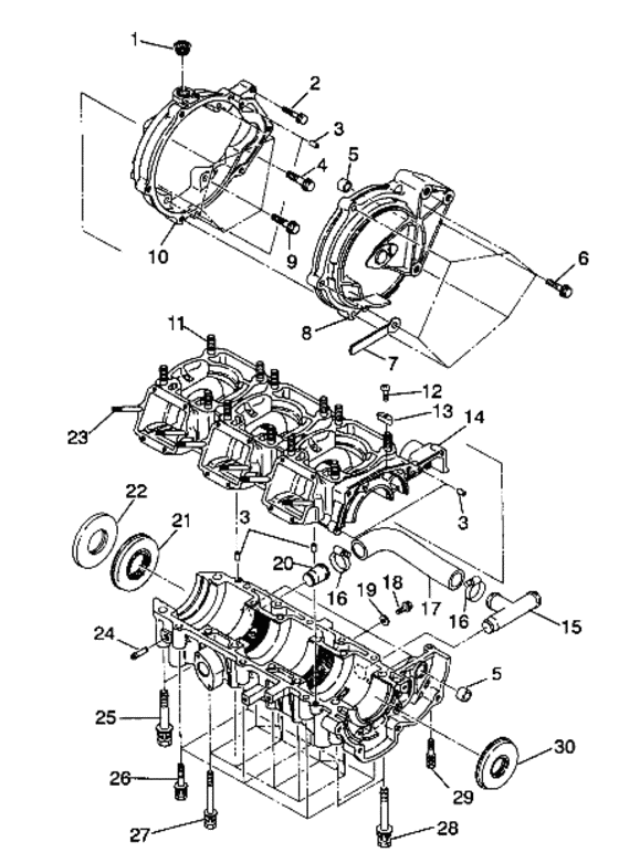 Crankcase assembly