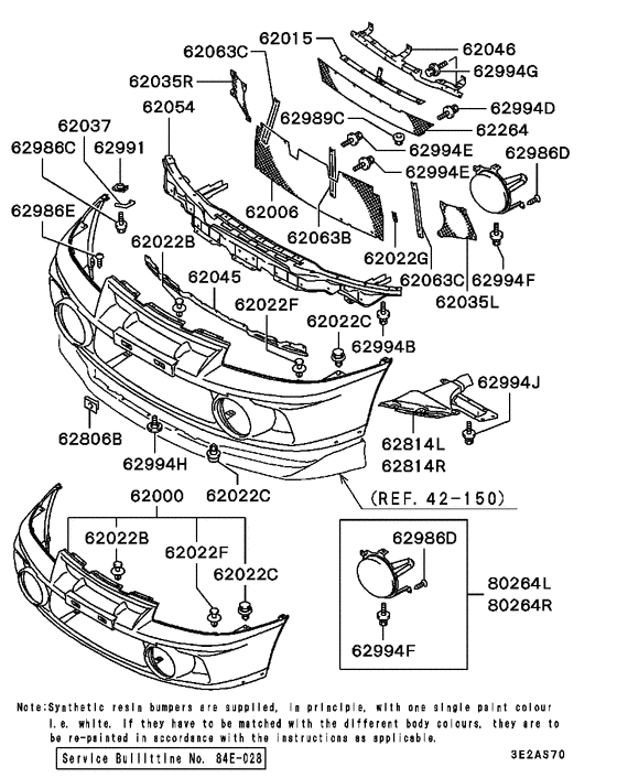 Front bumper & support