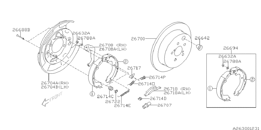 Rear brake