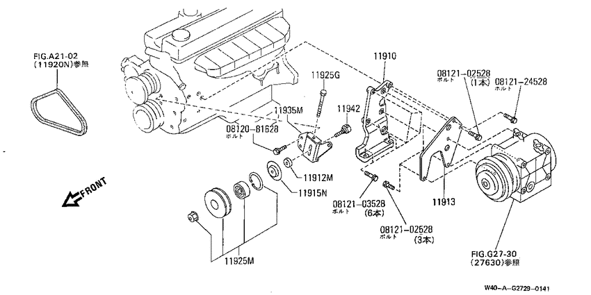 Compressor mounting & fitting