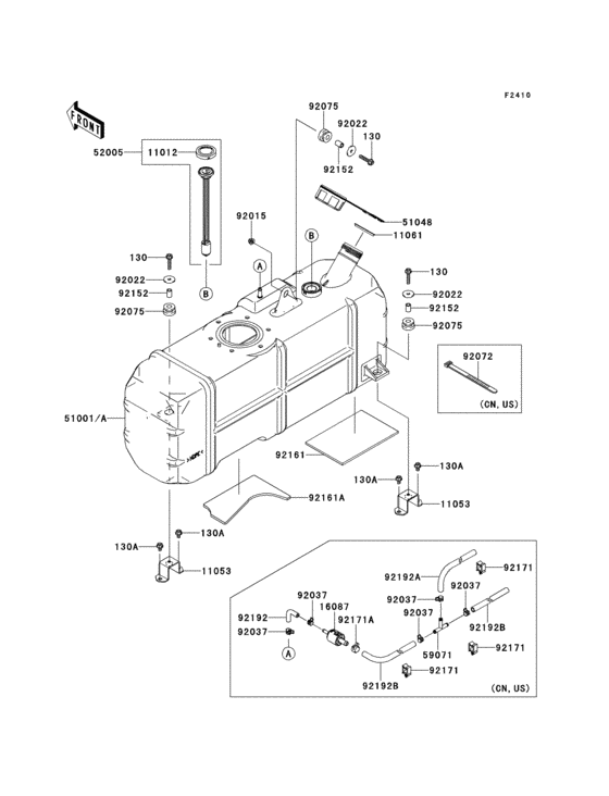 Fuel tank(m9f/maf)