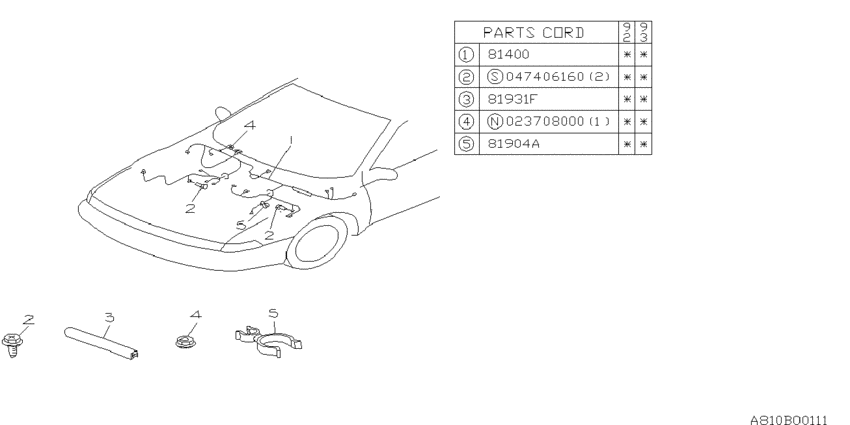 Wiring harness (main)