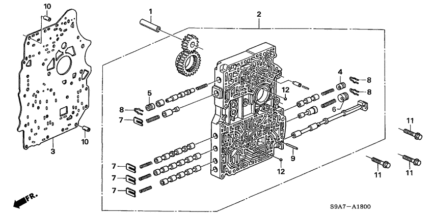 Main valve body