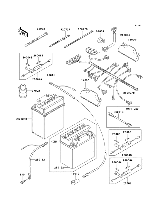 Chassis electrical equipment