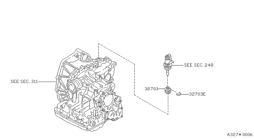 Speedometer pinion