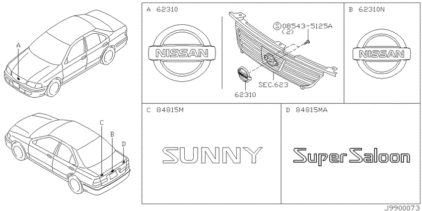 Emblem & name label