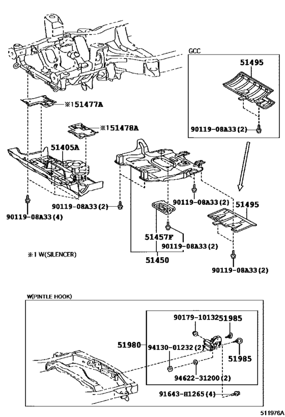 Suspension Crossmember & Under Cover