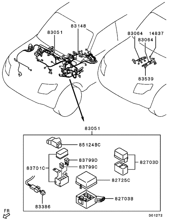 Wiring & attaching parts