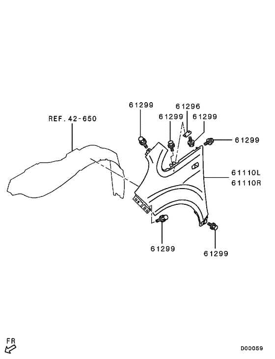 Fender & front end cover