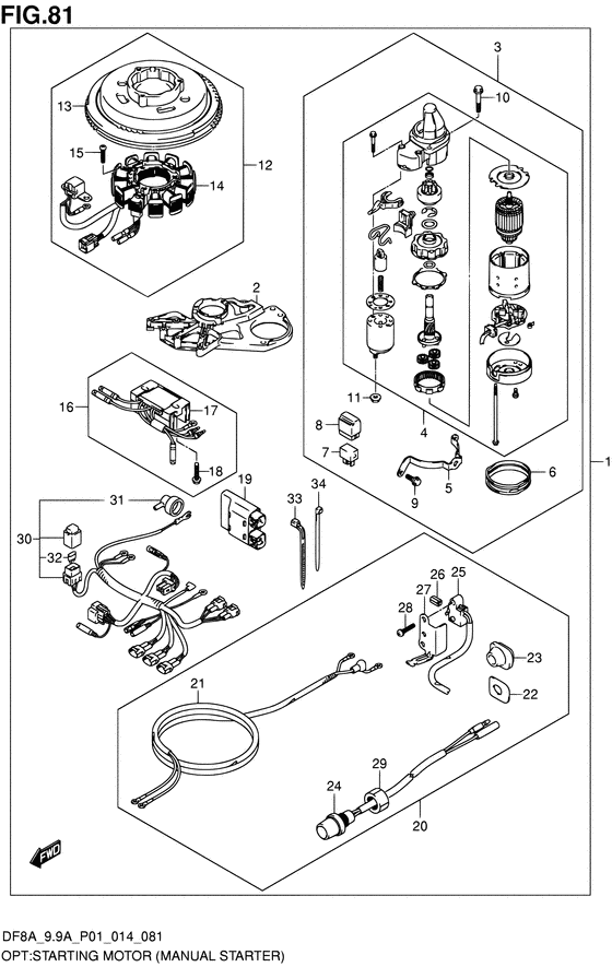 Opt:starting motor