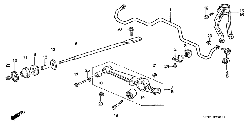 Front stabilizer/ front lower arm