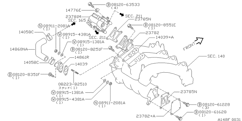 Secondary air system
