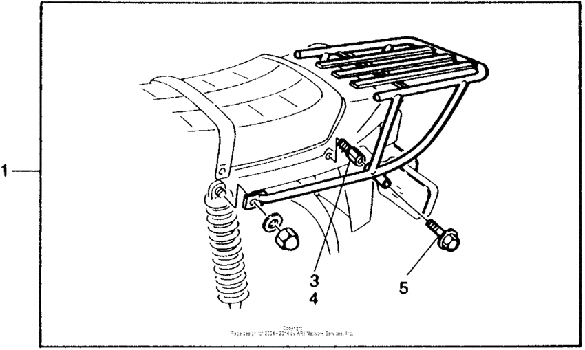 Luggage rack (one piece) 79