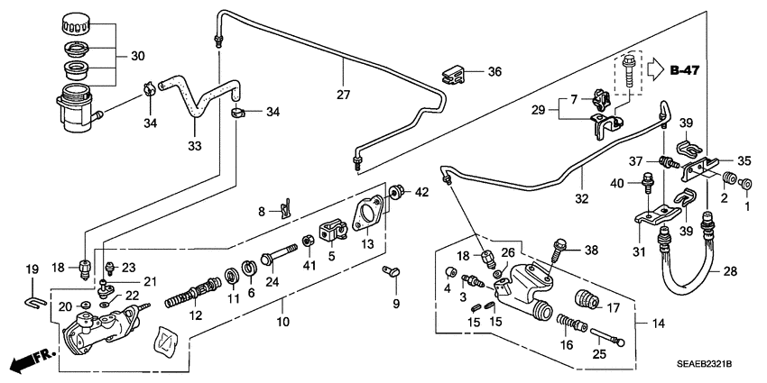 Clutch master cylinder