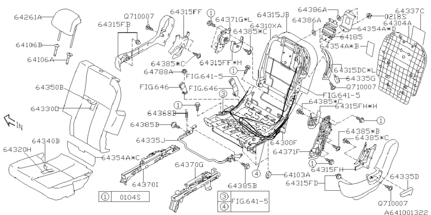 Rear seat