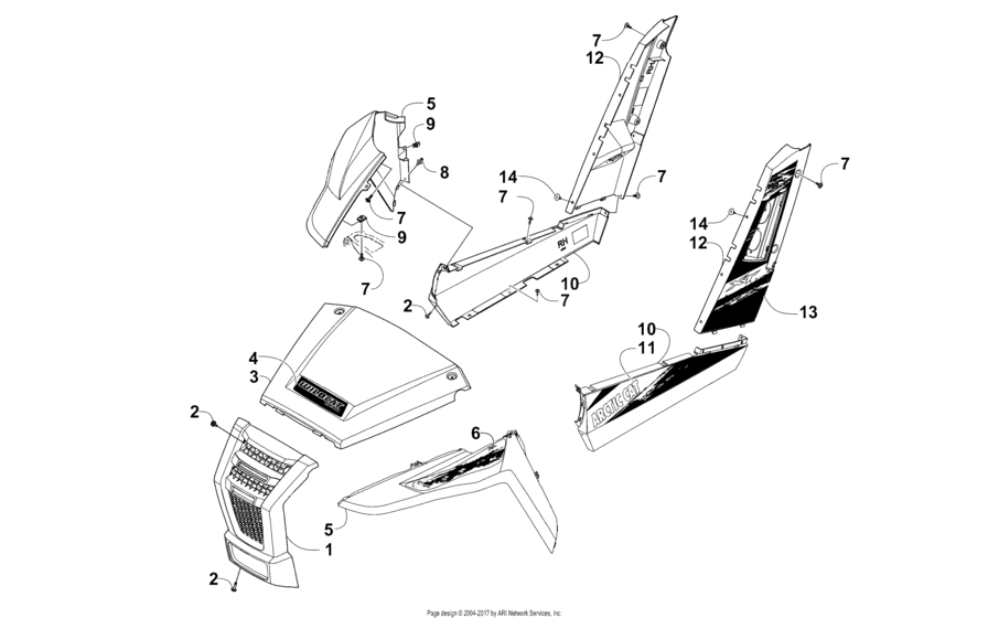 Front And Side Panel Assemblies