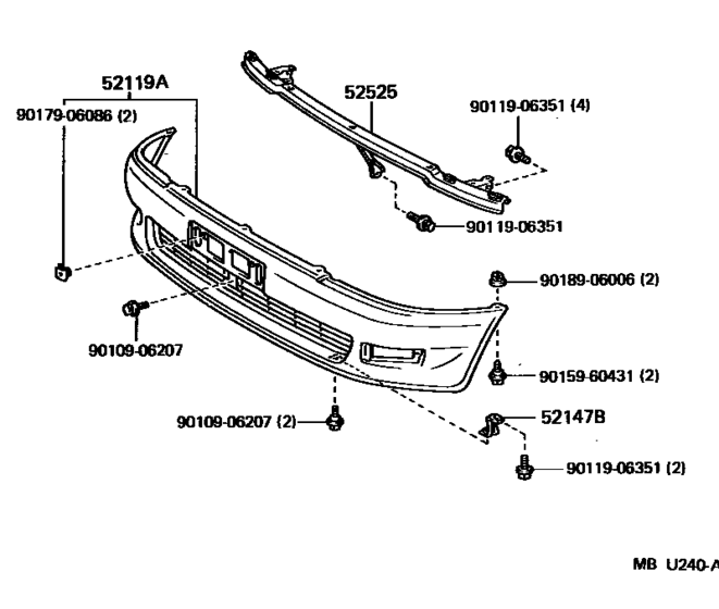 Front Bumper & Bumper Stay