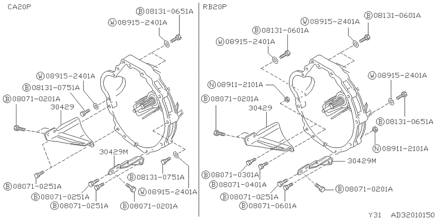 Transmission & transaxle assembly