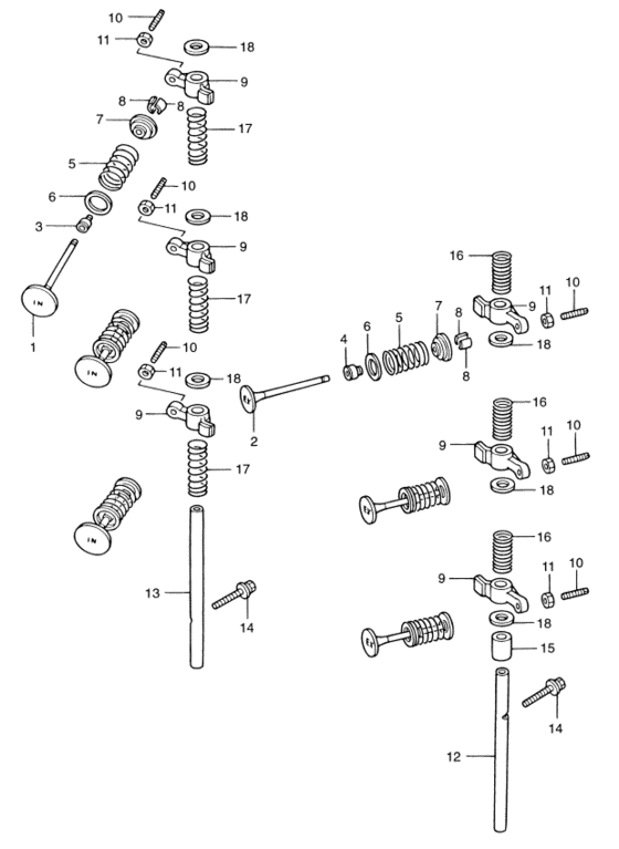 Intake valve & exhaust valve