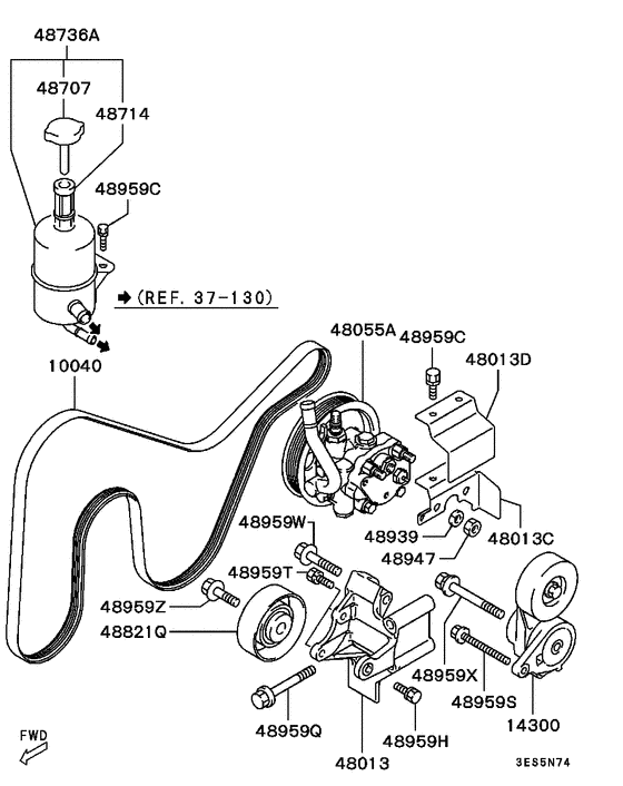 Power steering oil pump