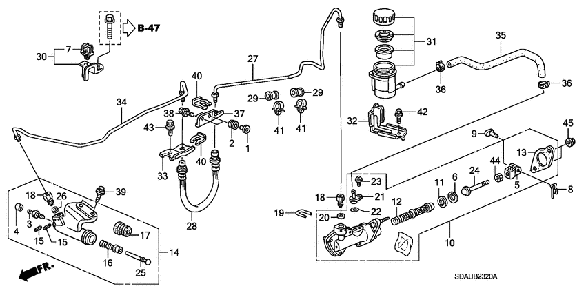 Clutch master cylinder