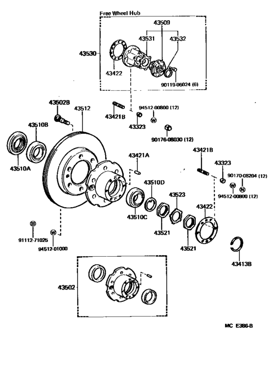 Front Axle Hub