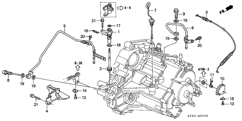 Control wire/ control lever