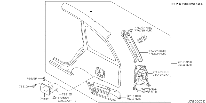 Rear fender & fitting