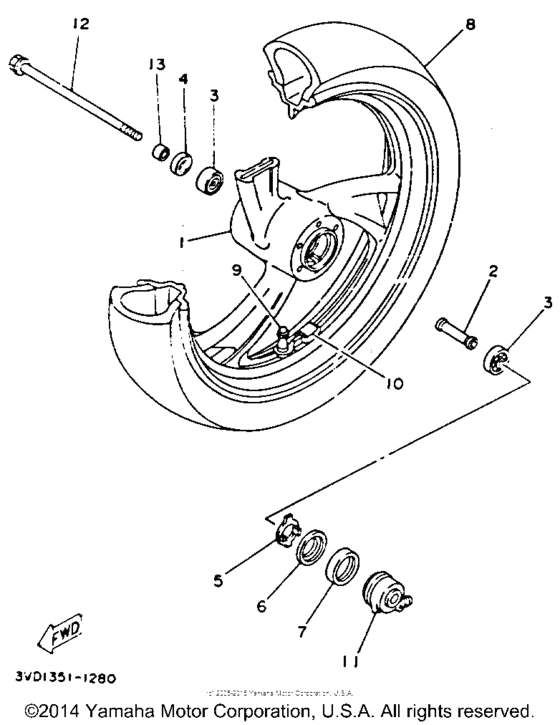 Front wheel