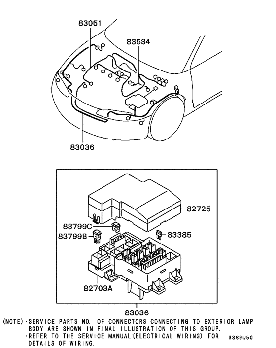 Wiring & attaching parts