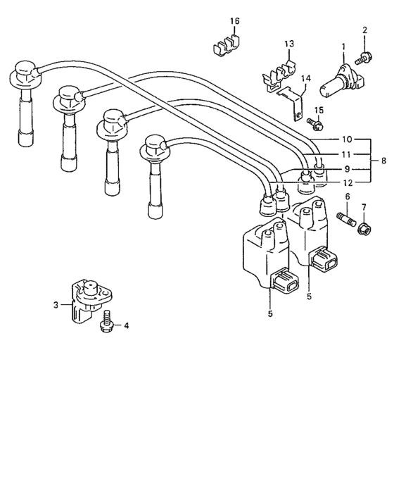 Cam sensor and ignition coil