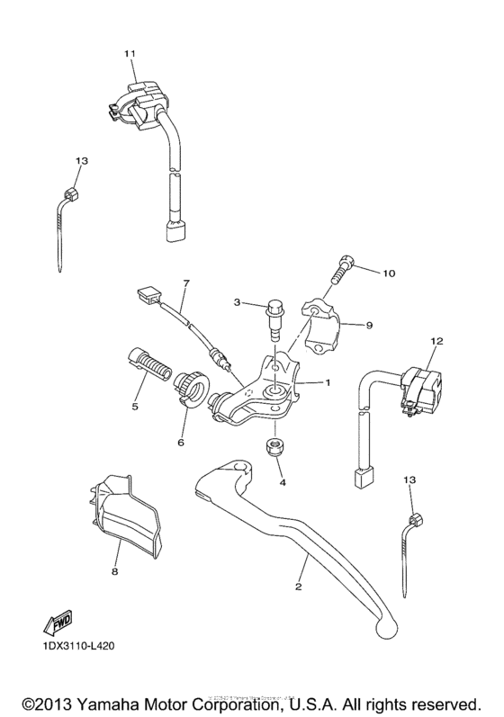 Handle switch & lever