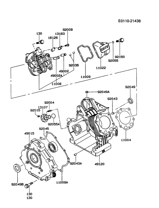 Cylinder/crankcase